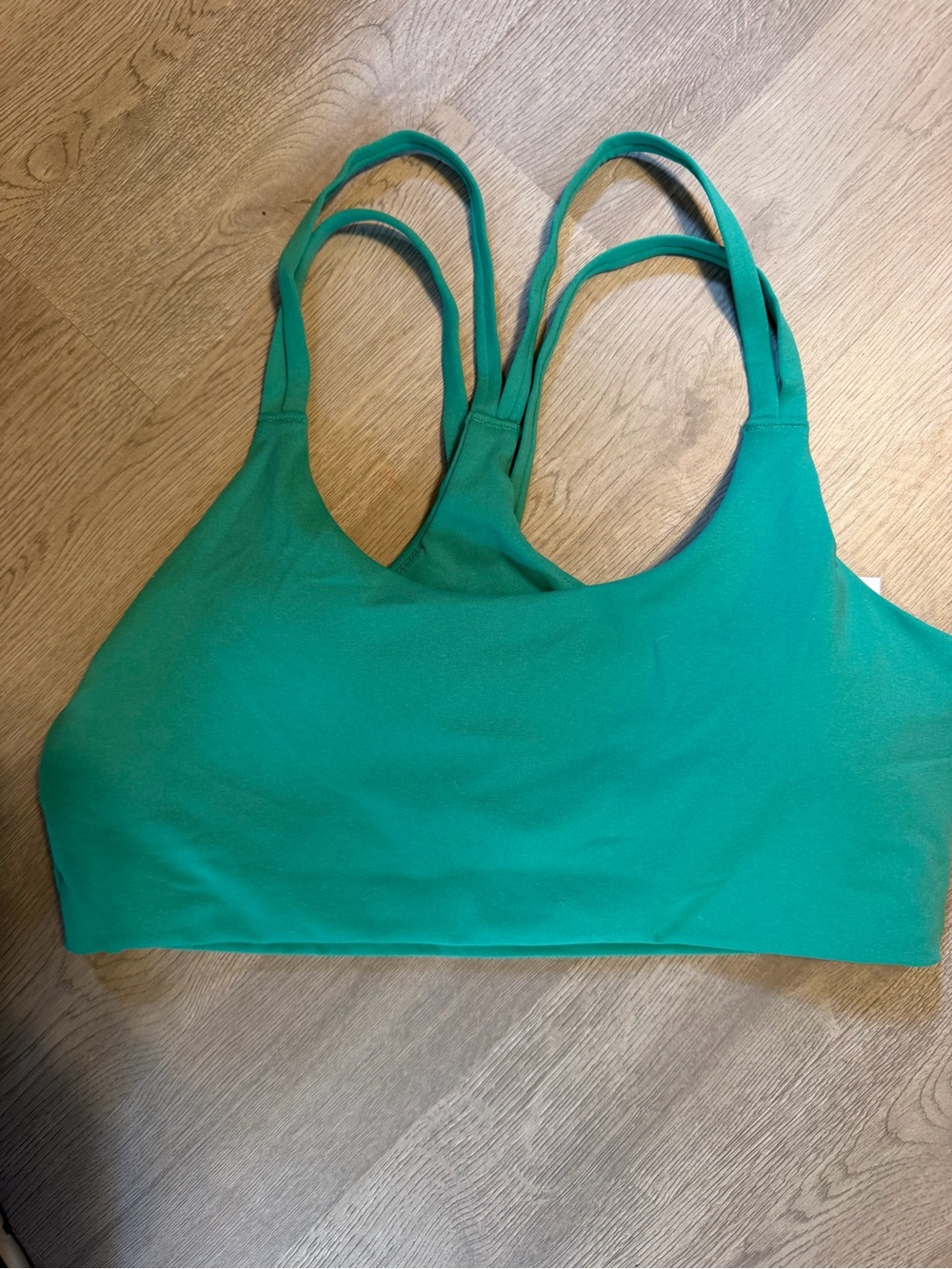 Fabletics Teal Green Double-Strap Active Tank